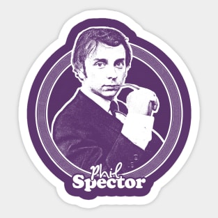 Phil Spector // Retro Fan Art Deisgn Sticker